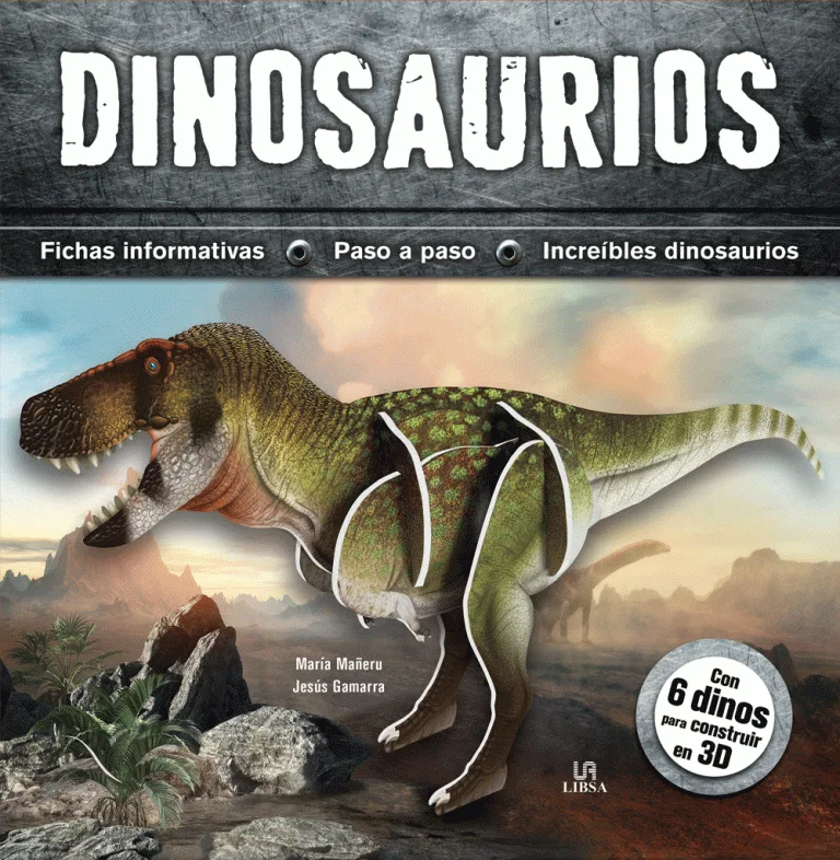 Libro y Kit de Construccion Dinosaurios