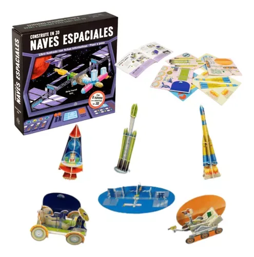 Libro y Kit de Construccion Naves Espaciales