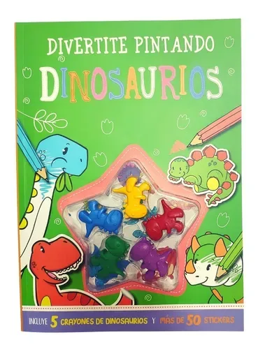 Libros Para Pintar Con Crayones Incluidos 3