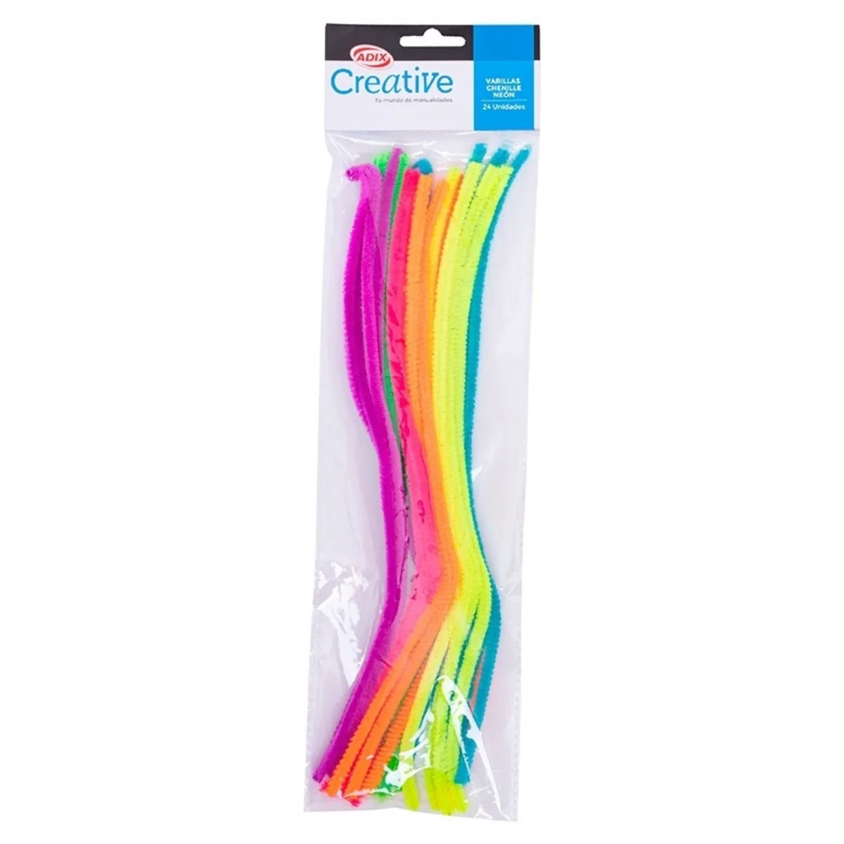 Limpia Pipas Alambres Decorativos - Neon 24 unidades