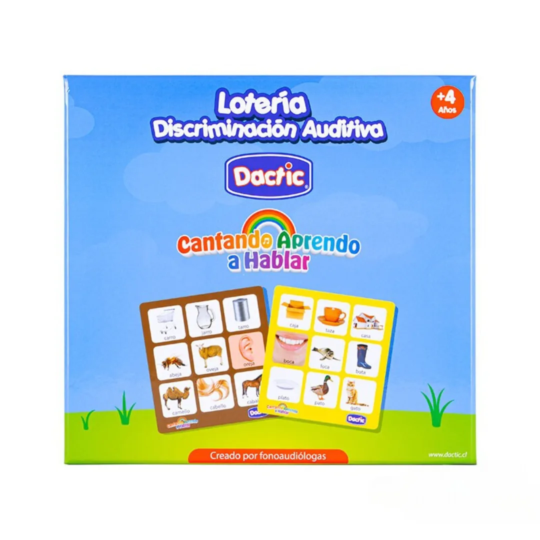 Loteria Discriminacion Auditiva - Dactic