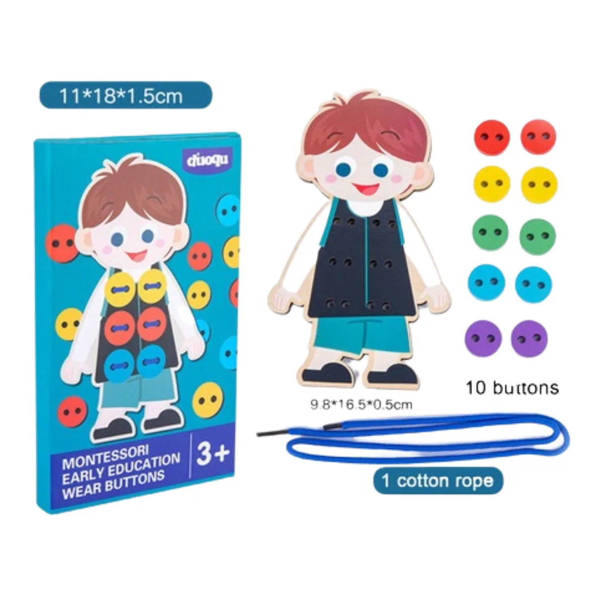 Madera para Enhebrar Botones