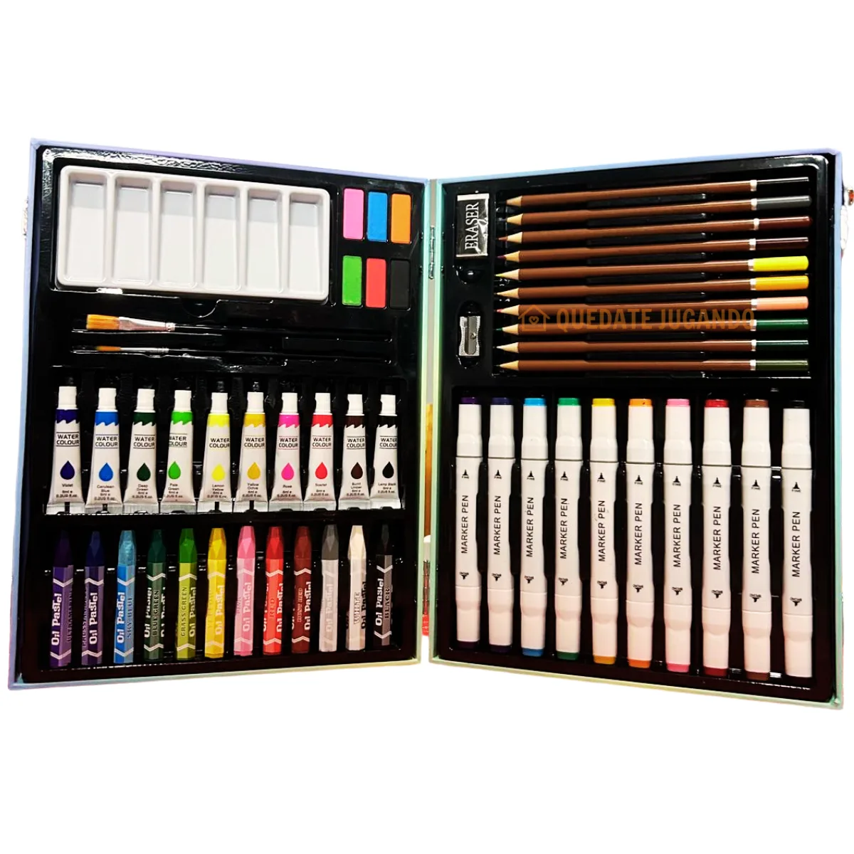 Maletinha Set de Arte 53 piezas