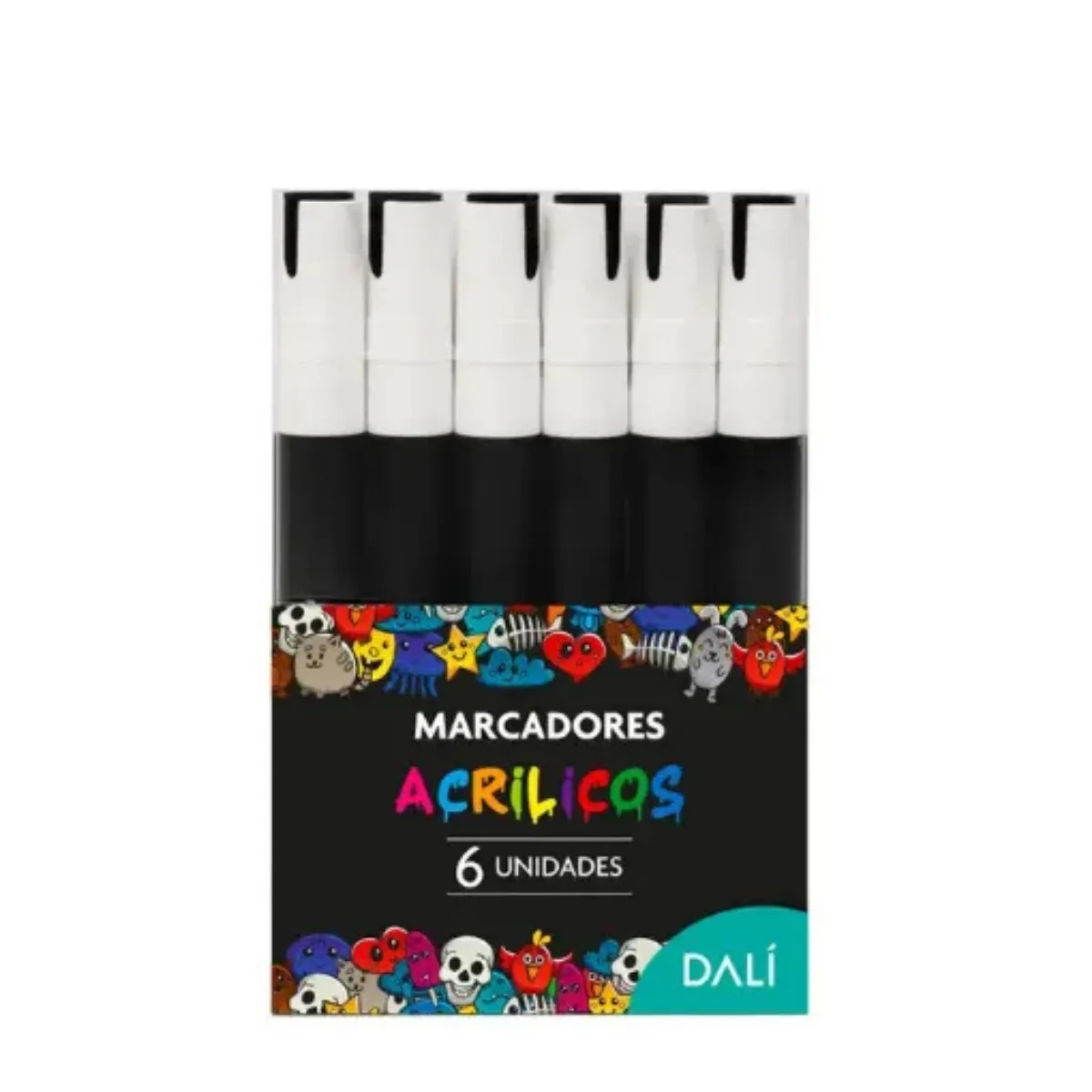 Marcador Pintura Acrilica Negro Dali - UNIDAD
