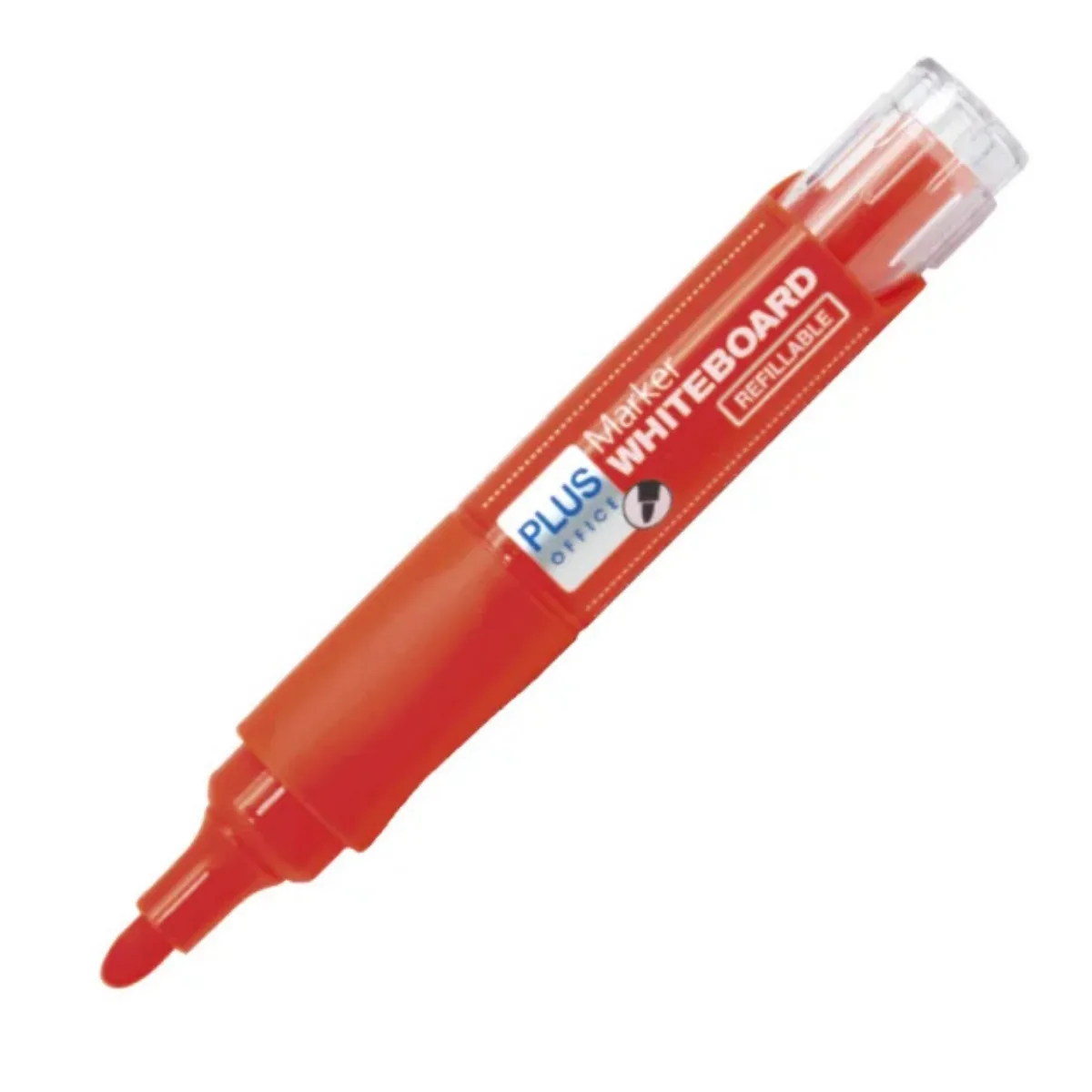 Marcador Pizarra Recargable Naranja - Plus Office