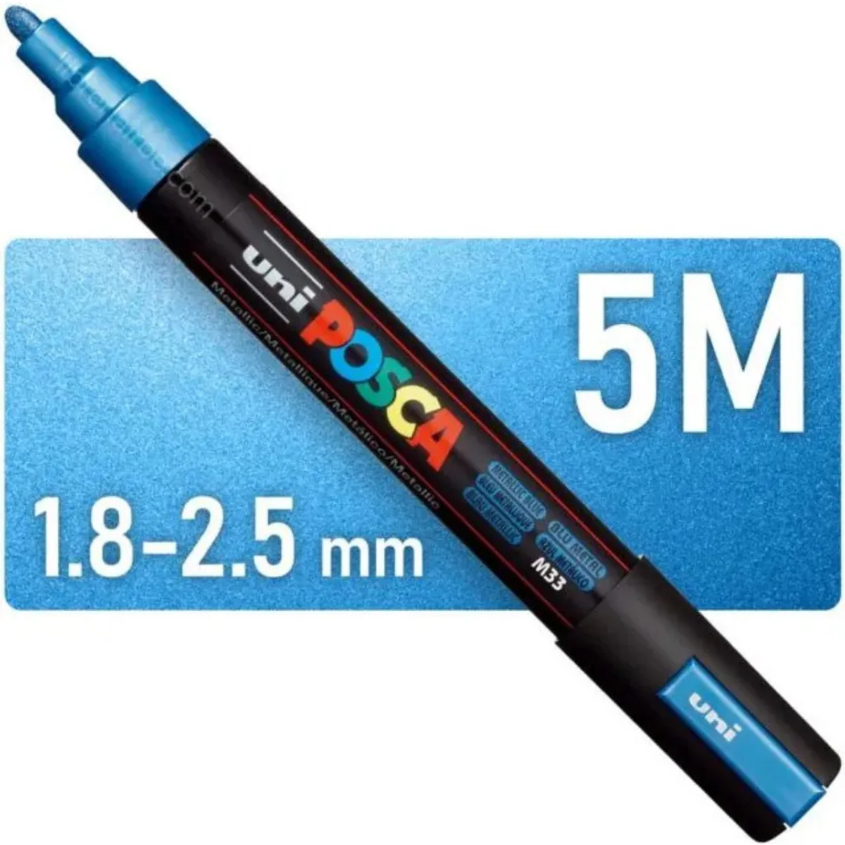 Marcador Posca Metalizados 2.5mm 3