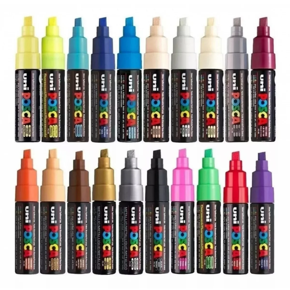 Marcador Posca Punta Biselada 8mm