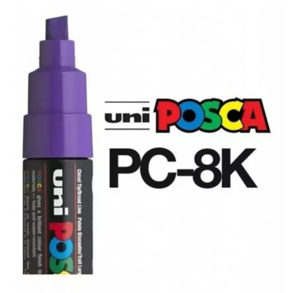 Marcador Posca Punta Biselada 8mm