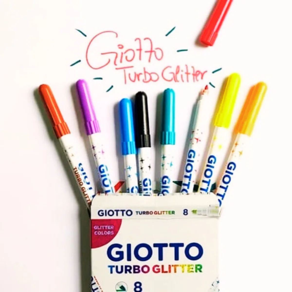 Marcadores con Glitter x8 - Giotto 4