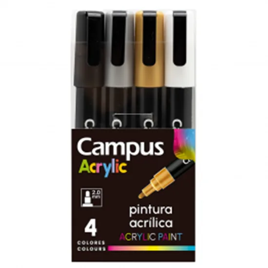 Marcadores de Pintura Acrilica x4 - Campus Similar Posca