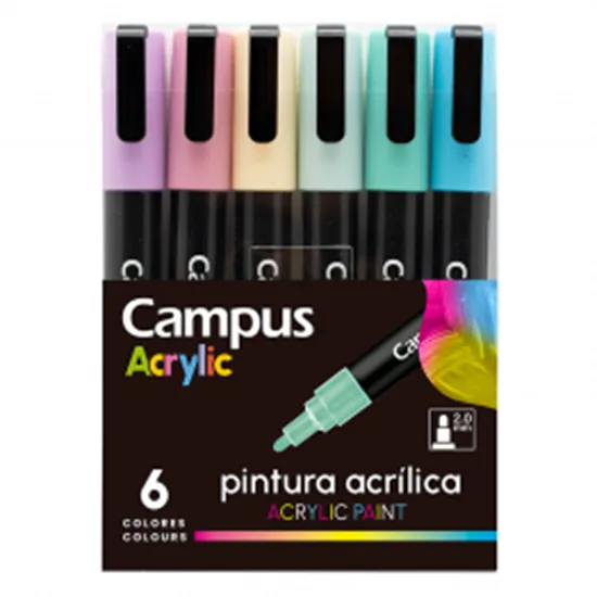 Marcadores de Pintura Acrilica x6 - Campus Similar Posca