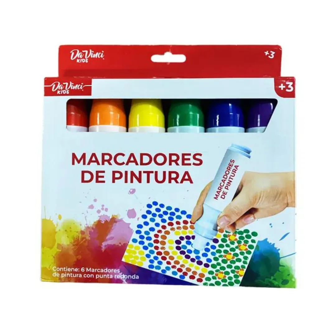 Marcadores de Pintura Punta Redonda