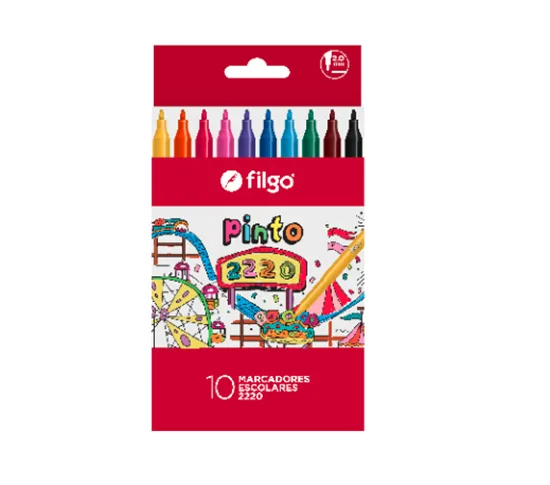 Marcadores escolares x10 - Filgo