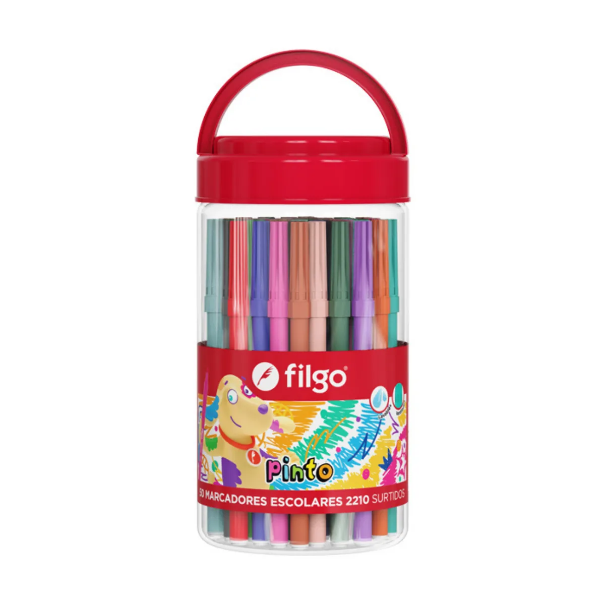 Marcadores escolares x50 - Filgo
