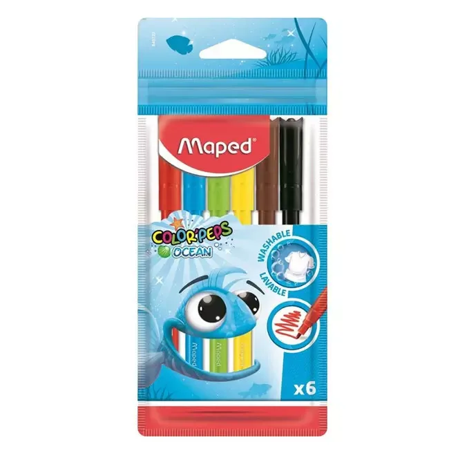 Marcadores Finos Ocean x6 - Maped