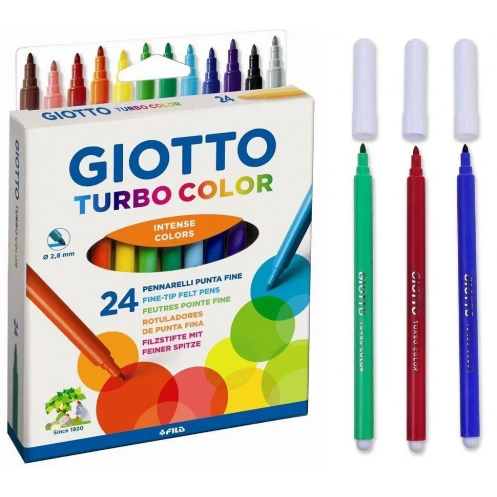 Marcadores Finos x24 - Giotto