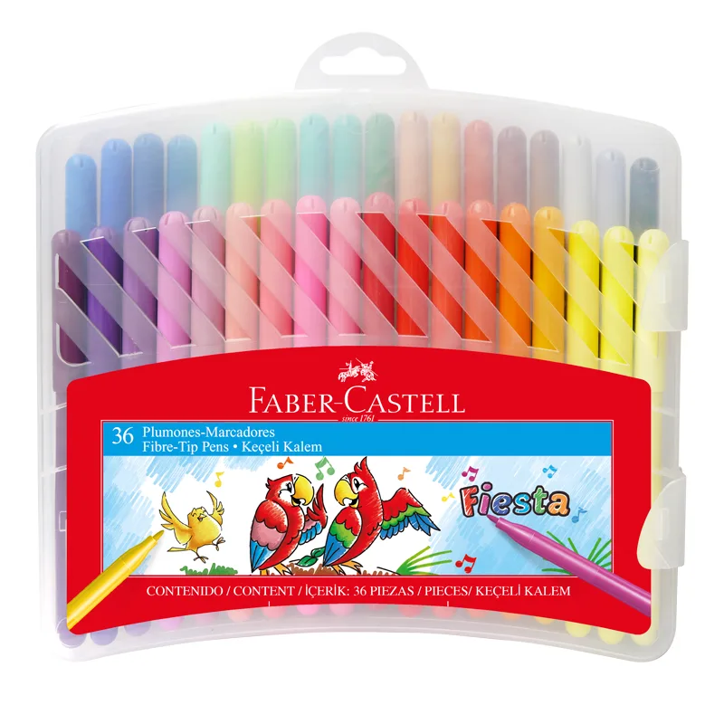 Marcadores Finos x36 - Faber Castell