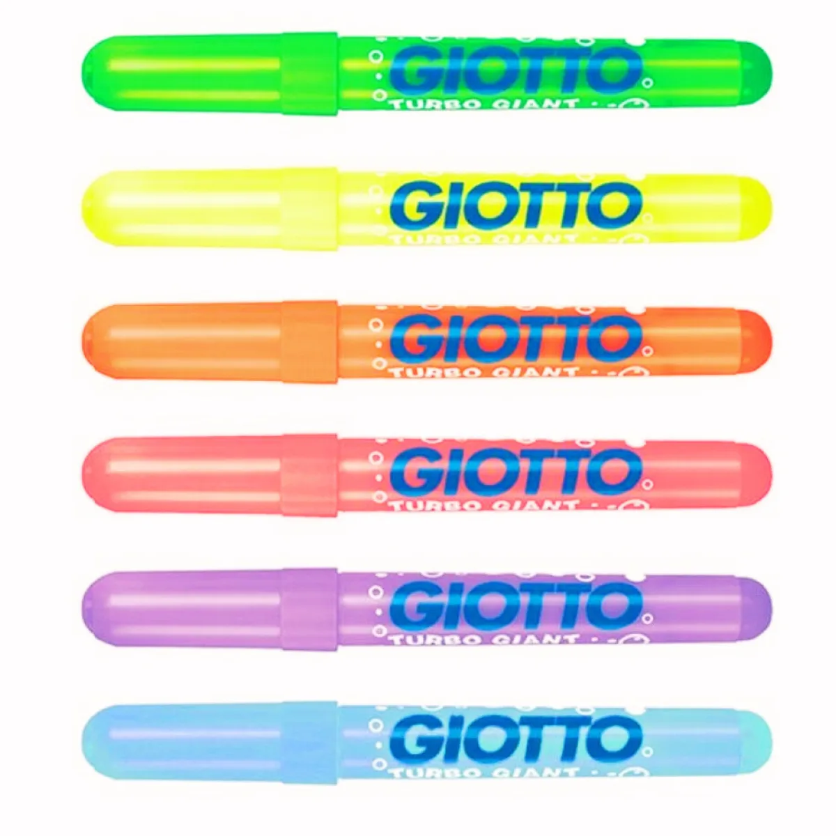 Marcadores Gruesos Fluo x6 - Giotto