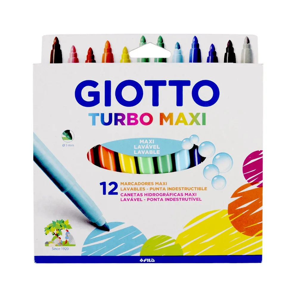 Marcadores Gruesos x12 - Giotto