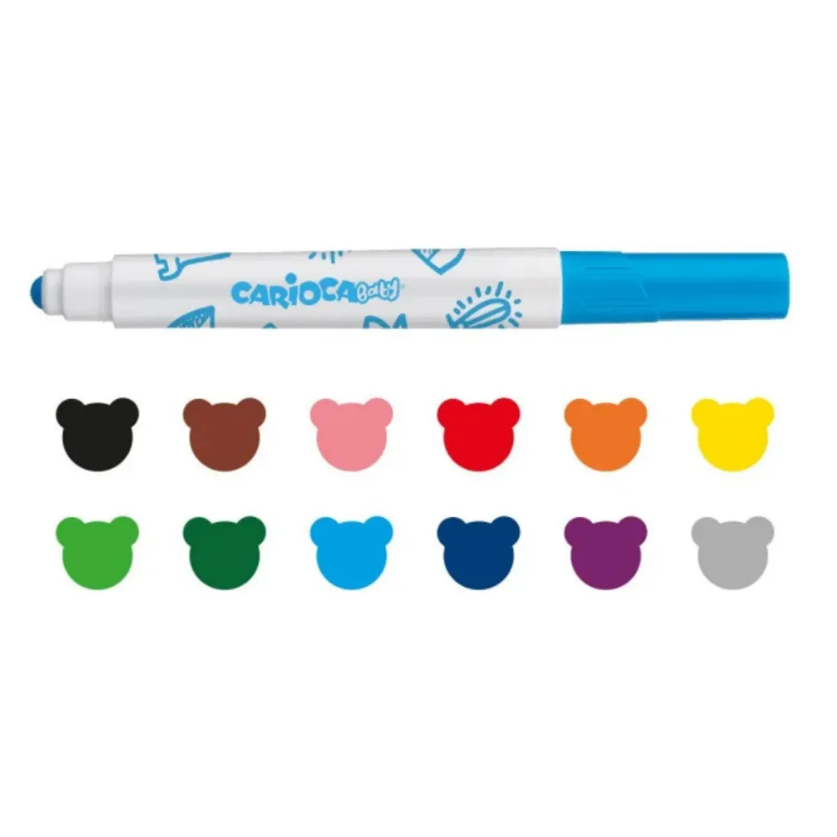 Marcadores Jumbo Baby x12 - Carioca
