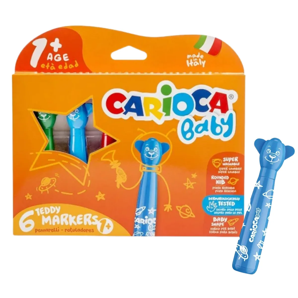 Marcadores Jumbo Baby x6 - Carioca