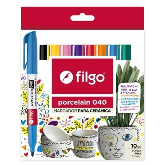 Marcadores para Cerámica x10 - Filgo