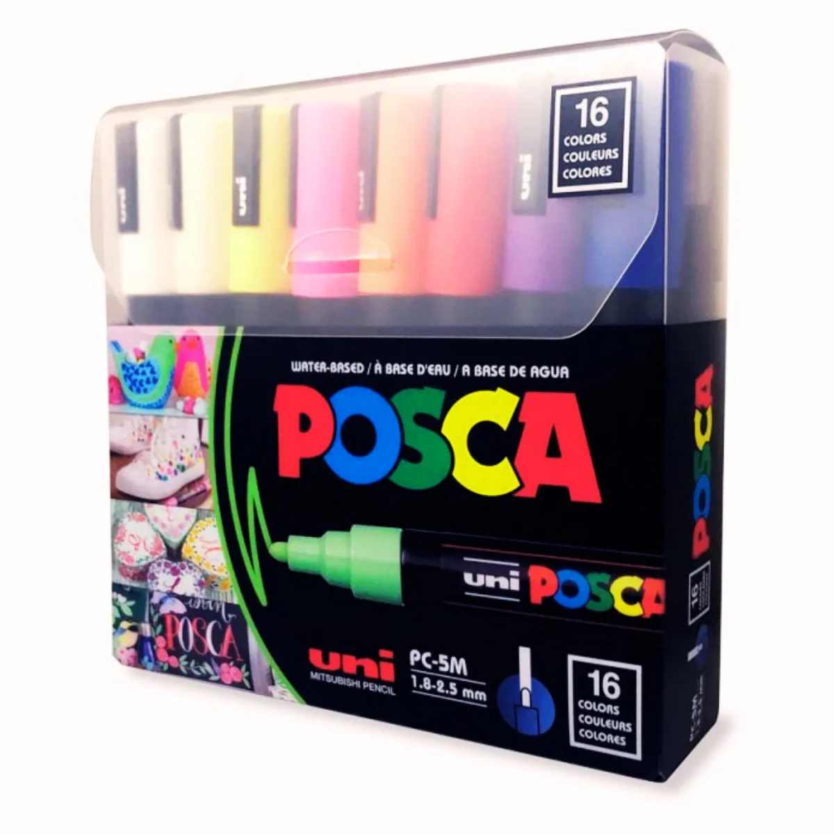 Marcadores Posca x16 2.5mm