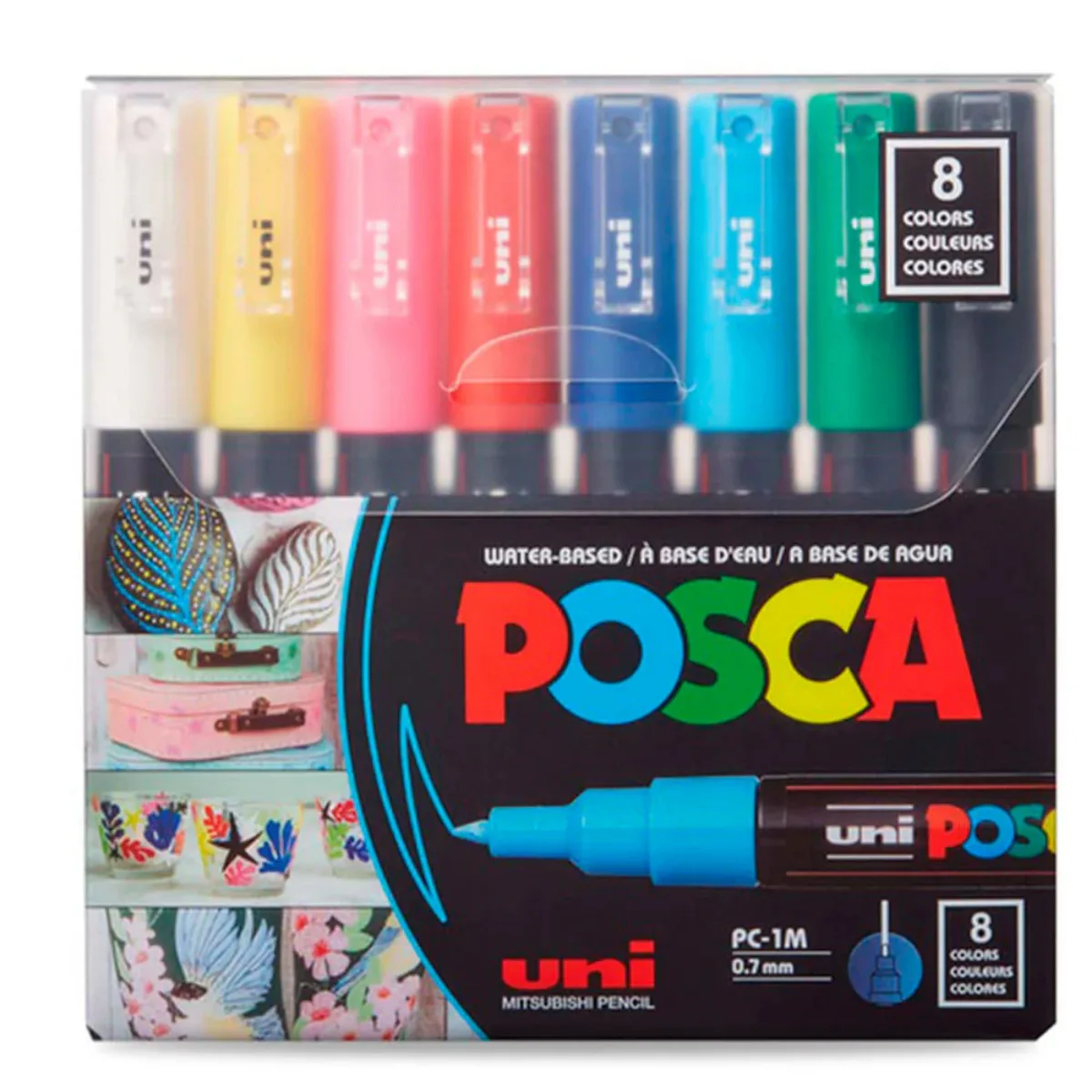 Marcadores Posca x8 0.7mm