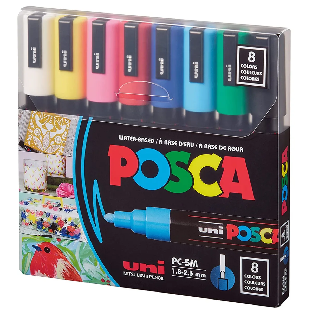 Marcadores Posca x8 2.5mm