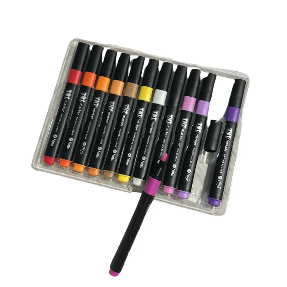 Marcadores TNT Pintura al agua x12 - Filgo