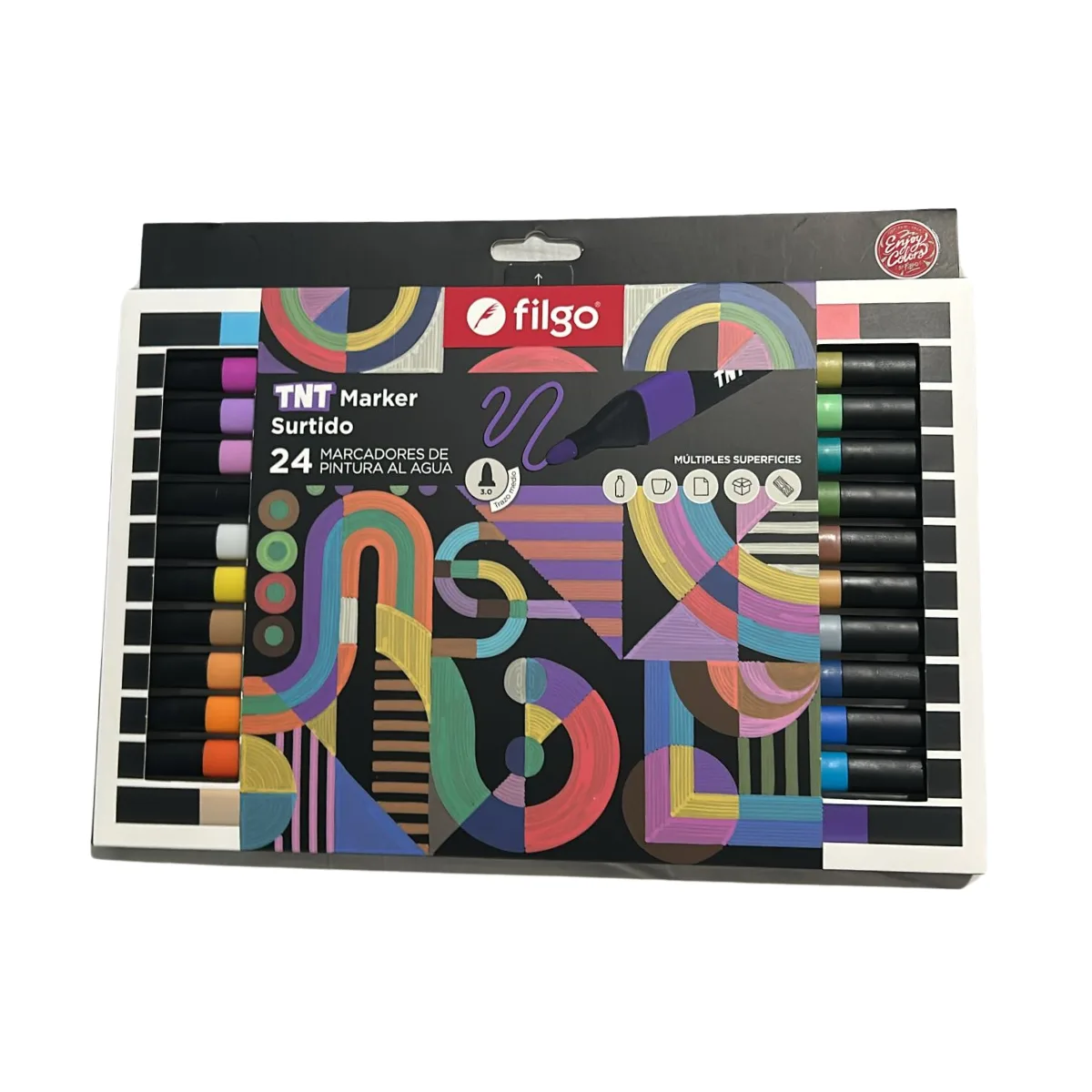 Marcadores TNT Pintura al agua x24 - Filgo