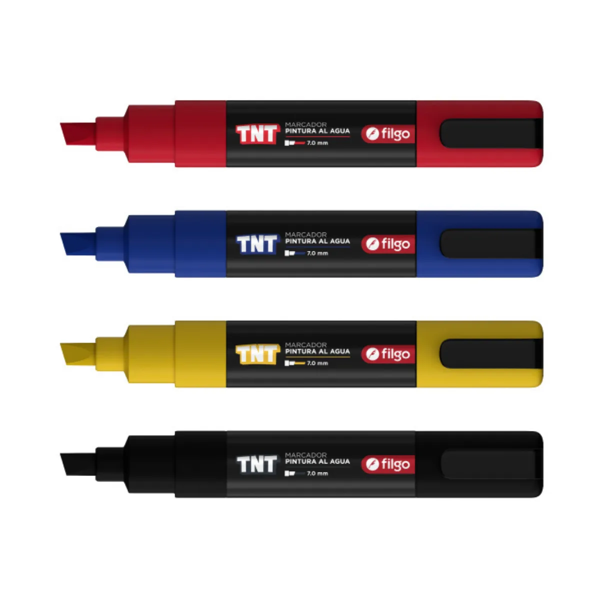 Marcadores TNT x4 Colores - Filgo