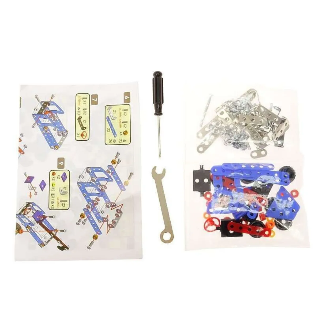 Mecano Montaje 140 piezas Metal 2