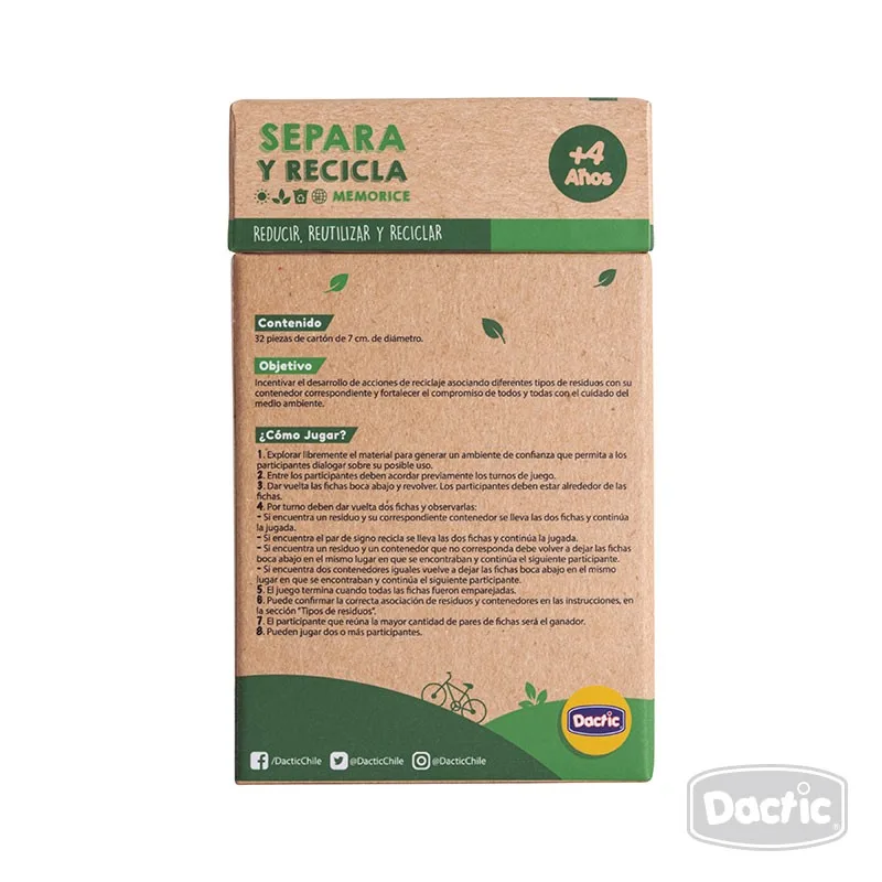Memorice Separa y Recicla