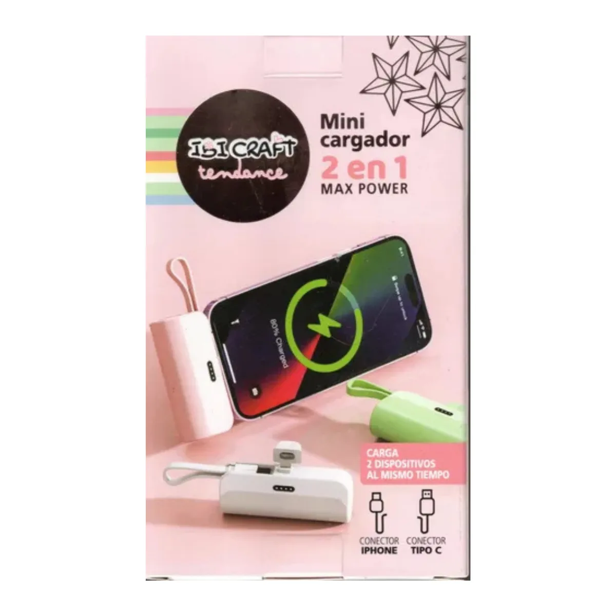 Mini cargador 2 en 1 - Ibi Craft 3