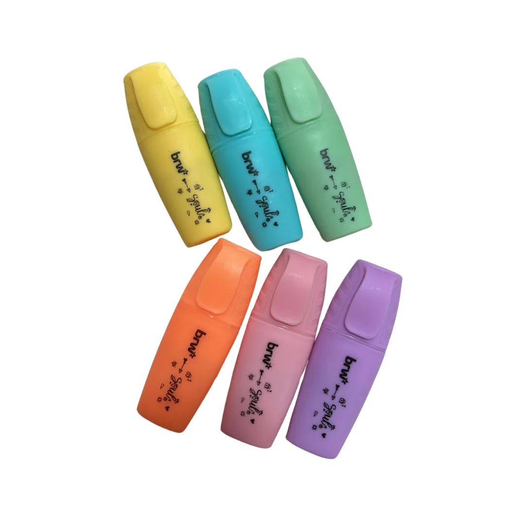 Mini Resaltador Tonos pasteles BRW