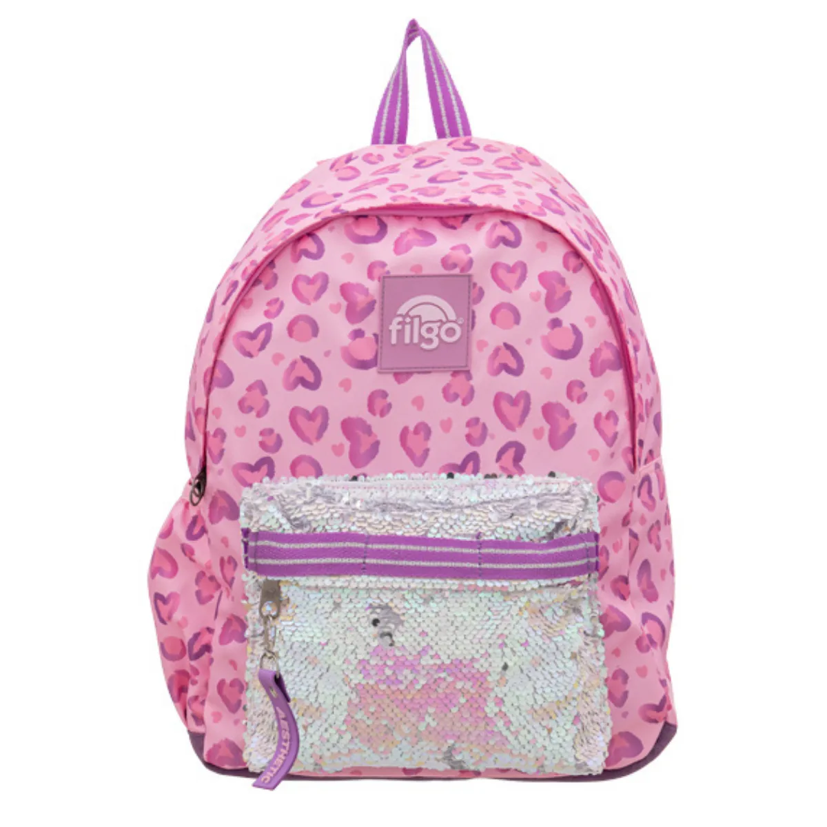 Mochila Animal Print Rosa - Filgo