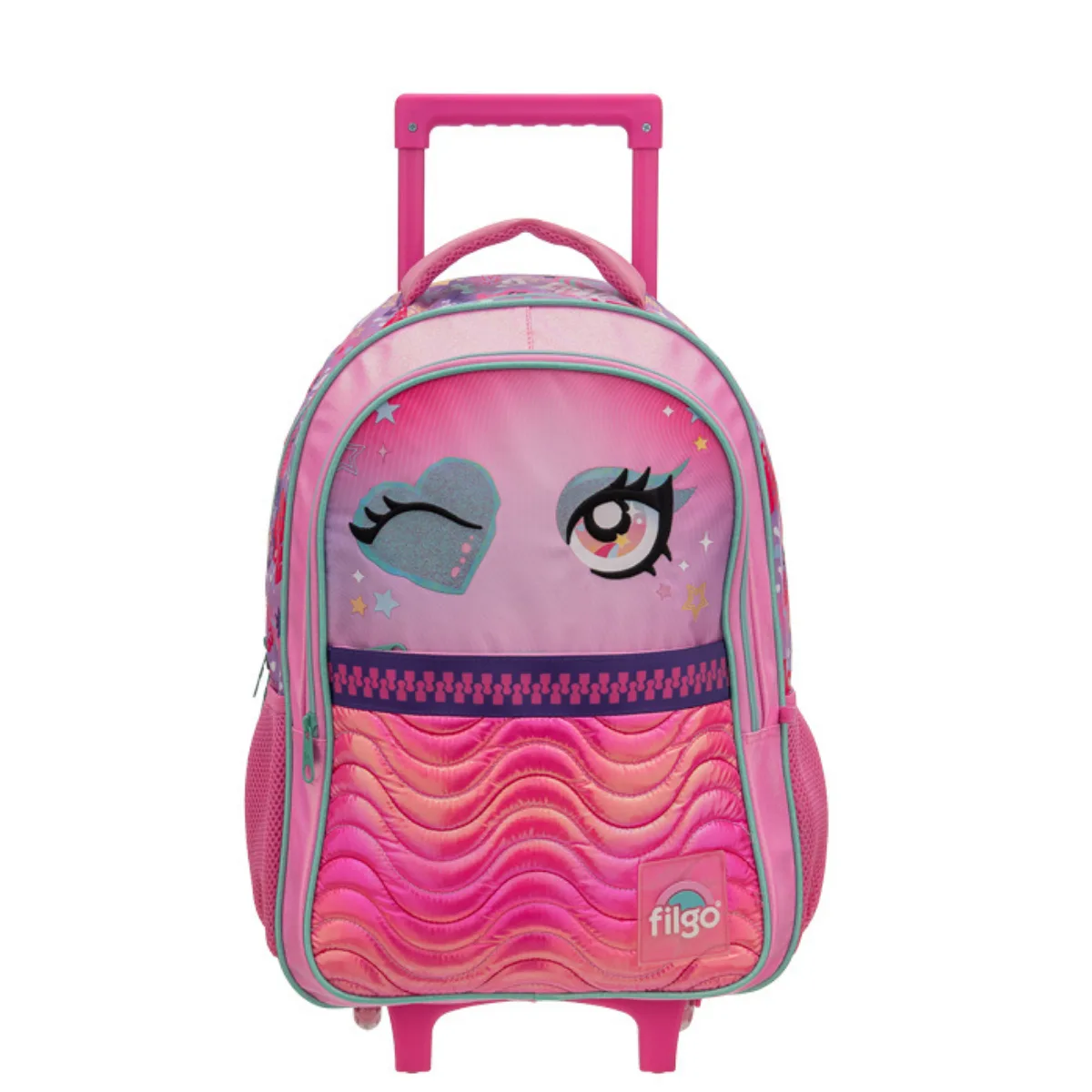 Mochila con carrito Guiño Rosa - Filgo