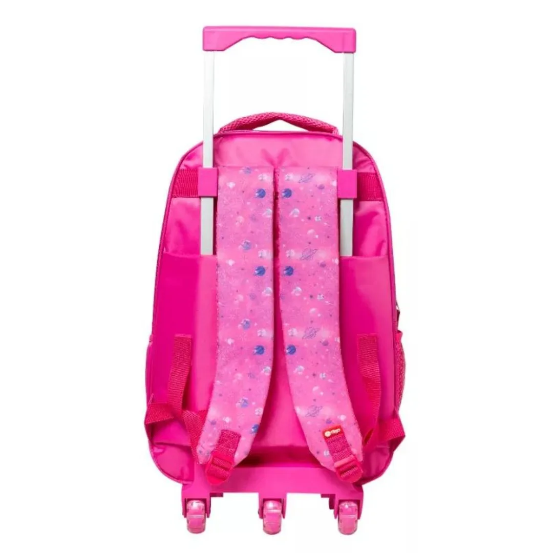 Mochila con carrito unicornio fucsia - Filgo 3