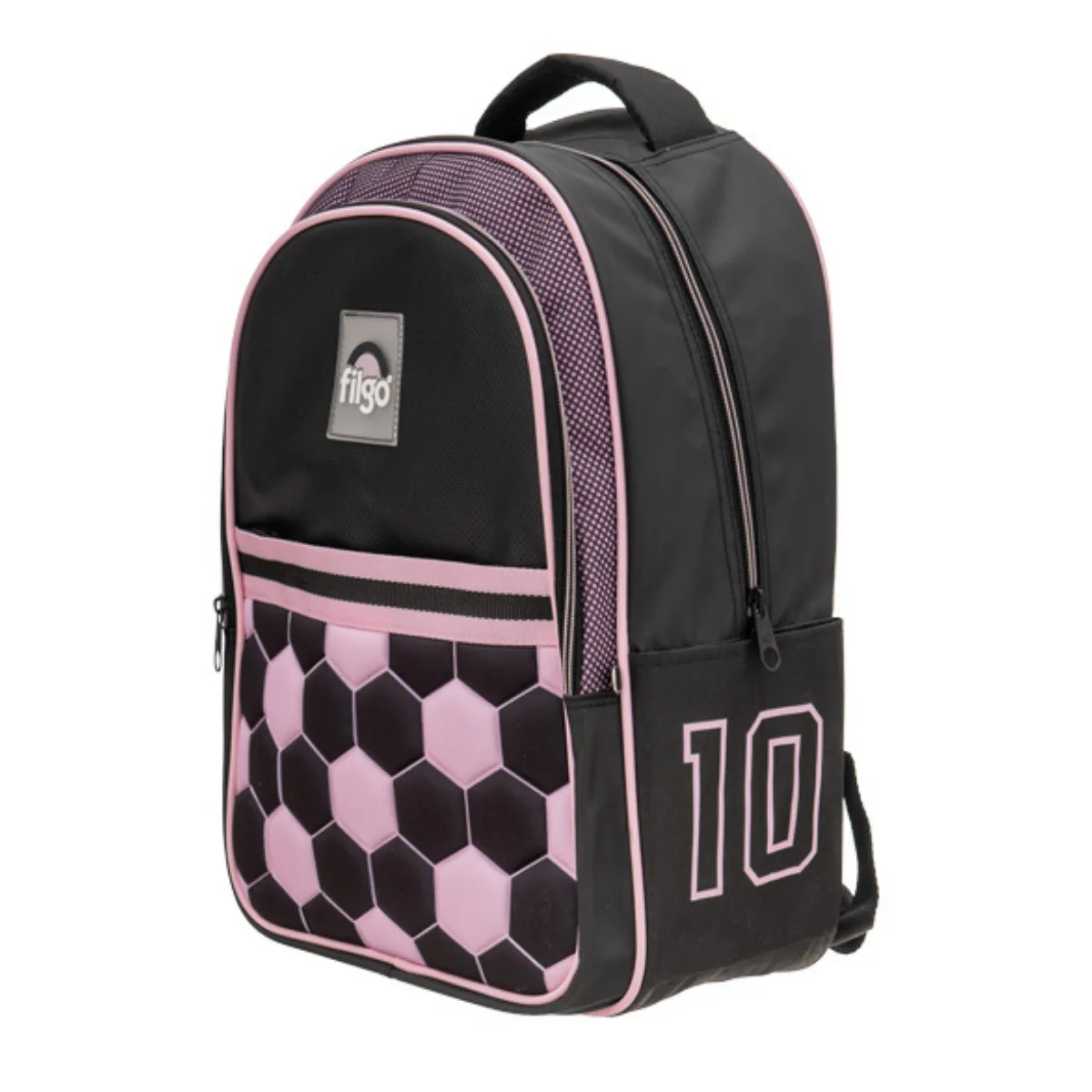 Mochila Futbol Rosa y Negra - Filgo