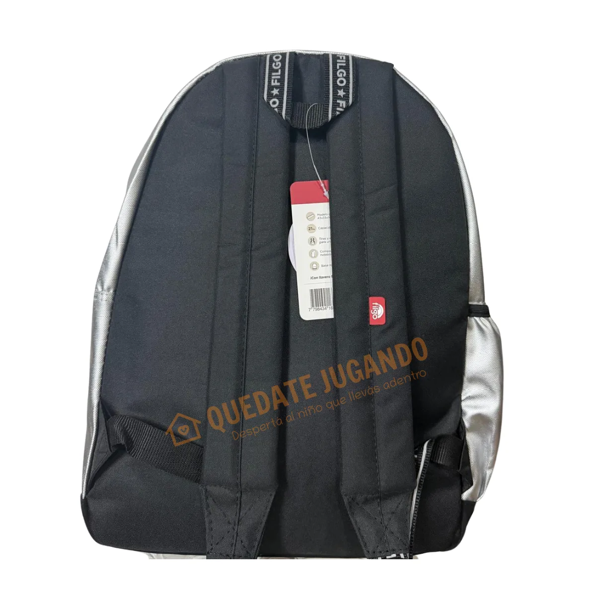 Mochila Plateada - Filgo 4