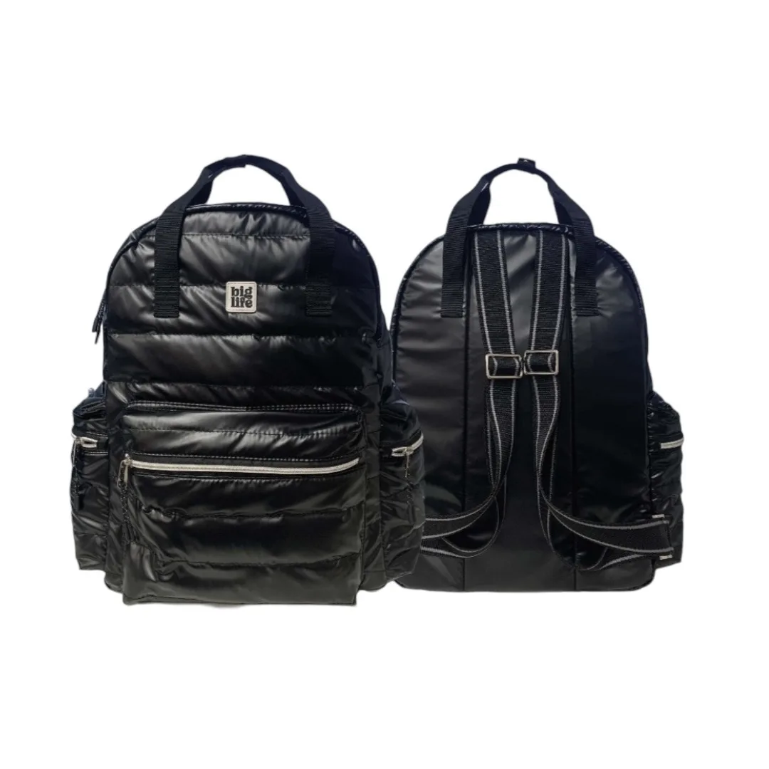 Mochila Puffer Negra - Big Life 2