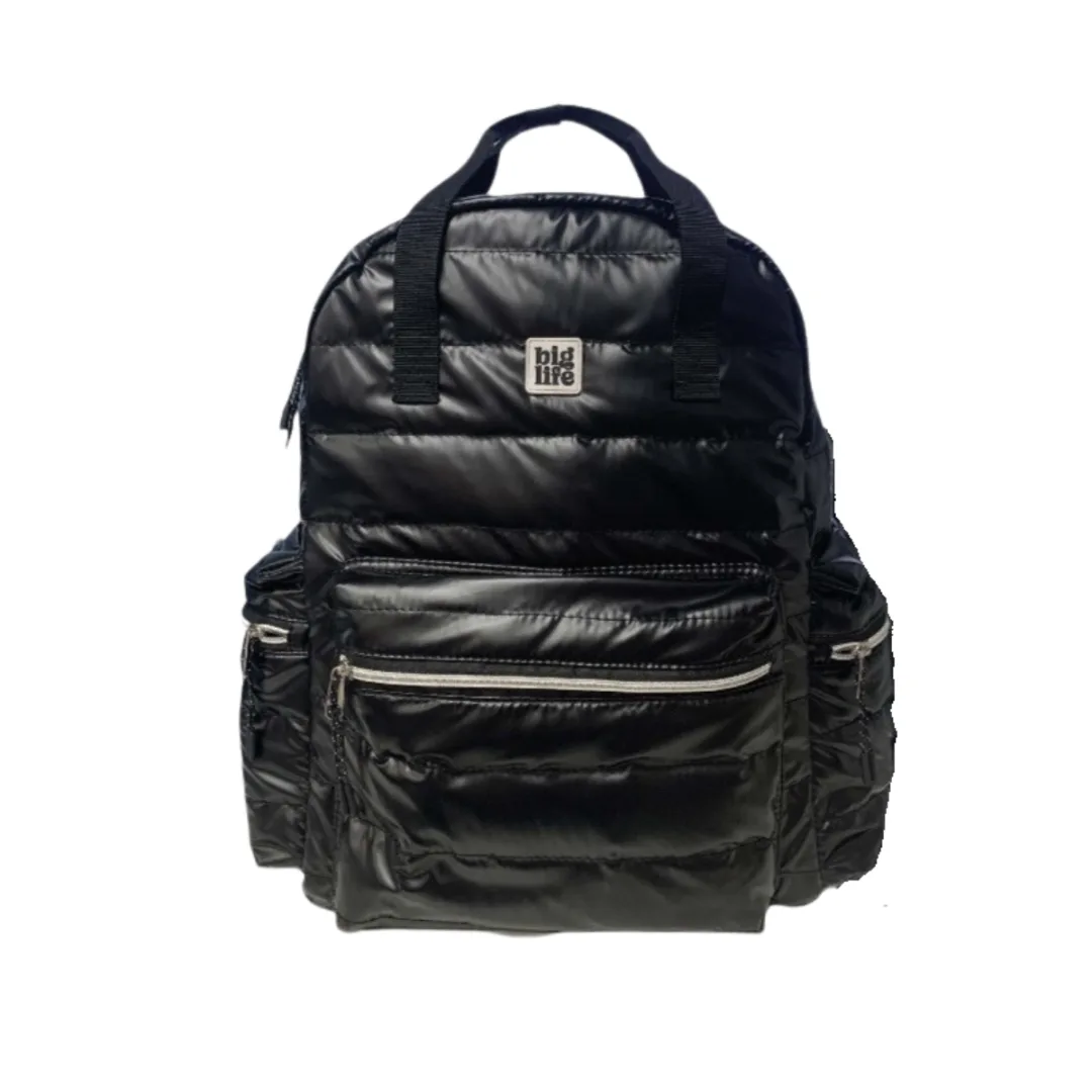 Mochila Puffer Negra - Big Life