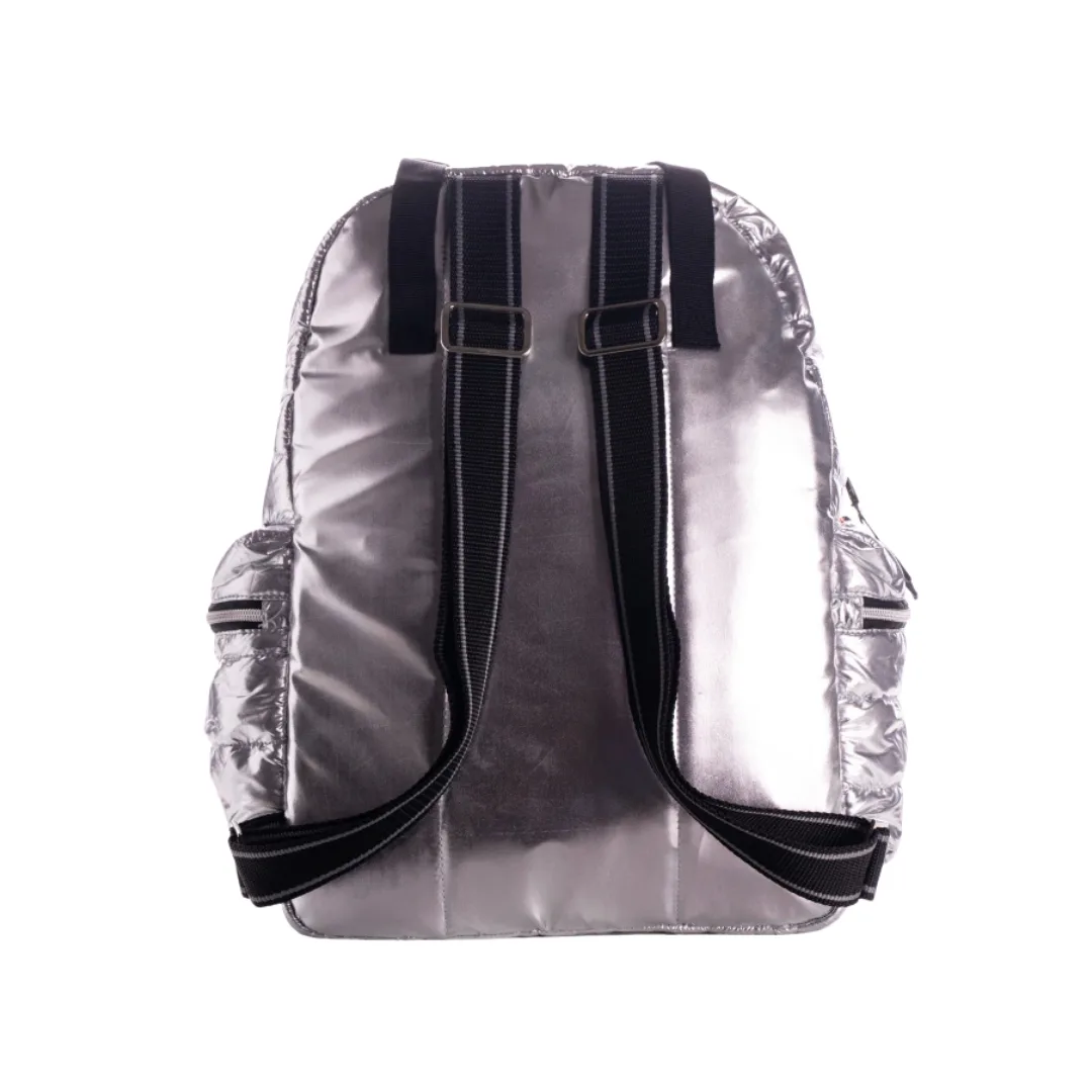 Mochila Puffer Plateada - Big Life