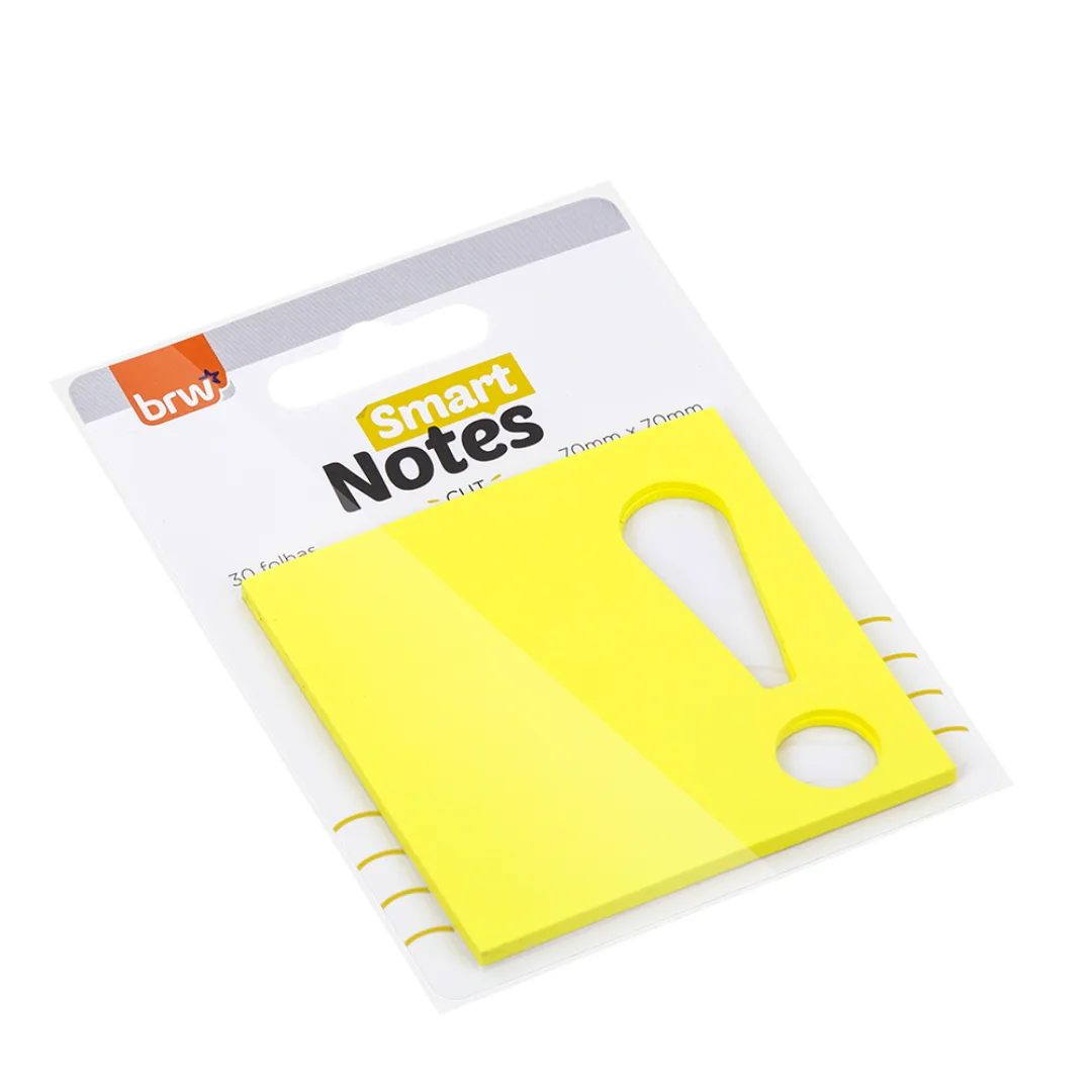 Notas adhesivas 30 hojas amarillas - BRW