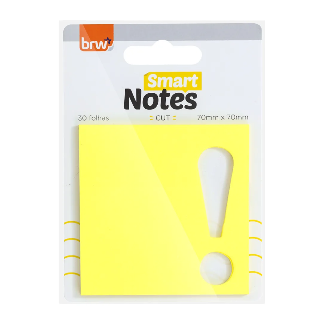 Notas adhesivas 30 hojas amarillas - BRW