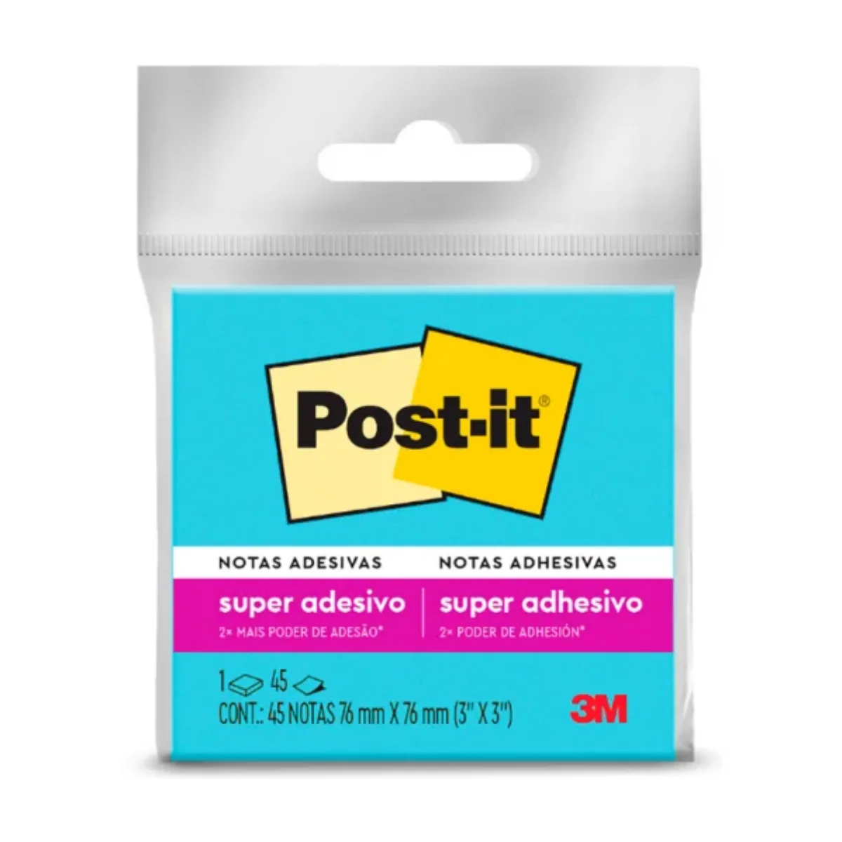 Notas adhesivas 45 hojas 76x76mm - Post It