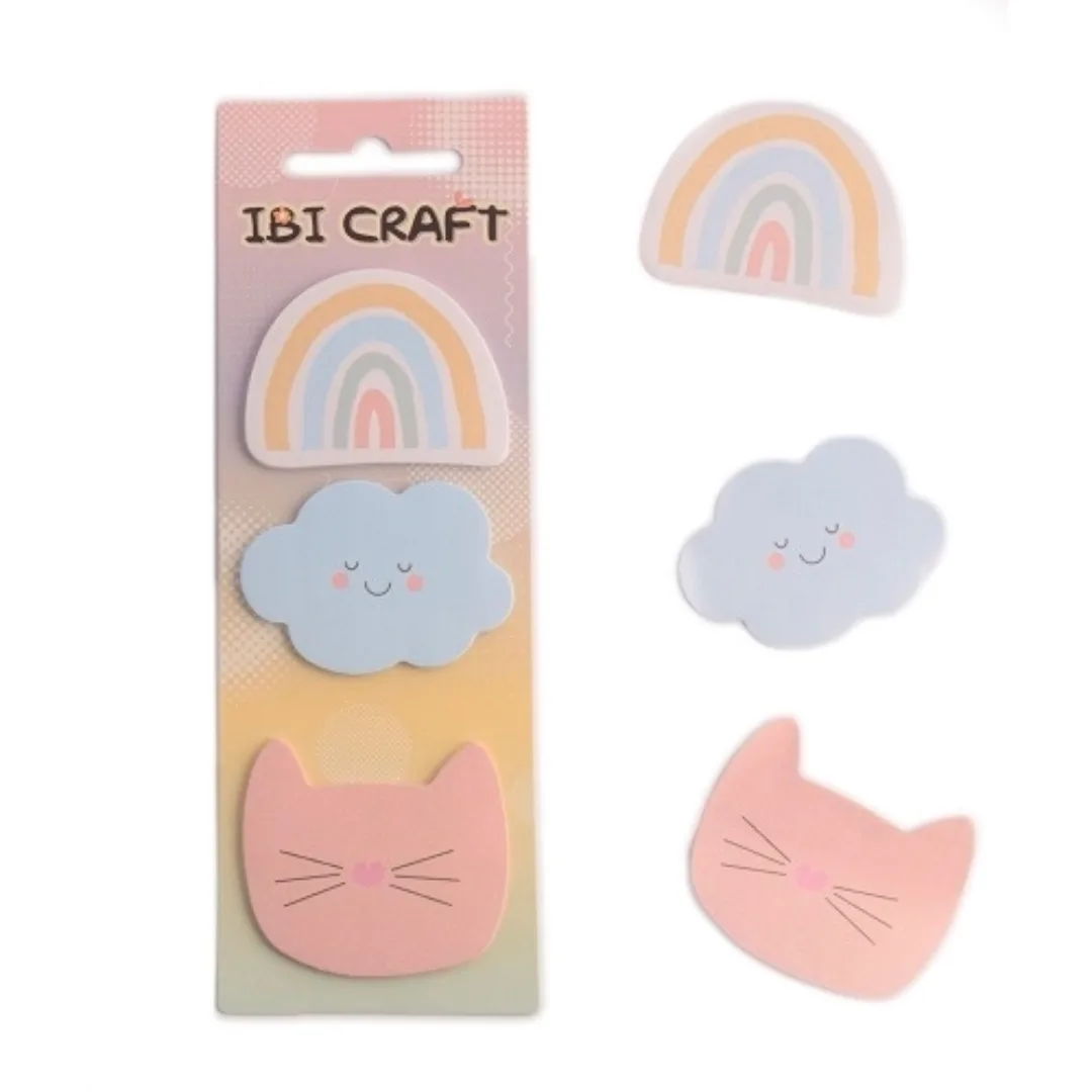 Notas adhesivas Arcoiris - Ibi Craft