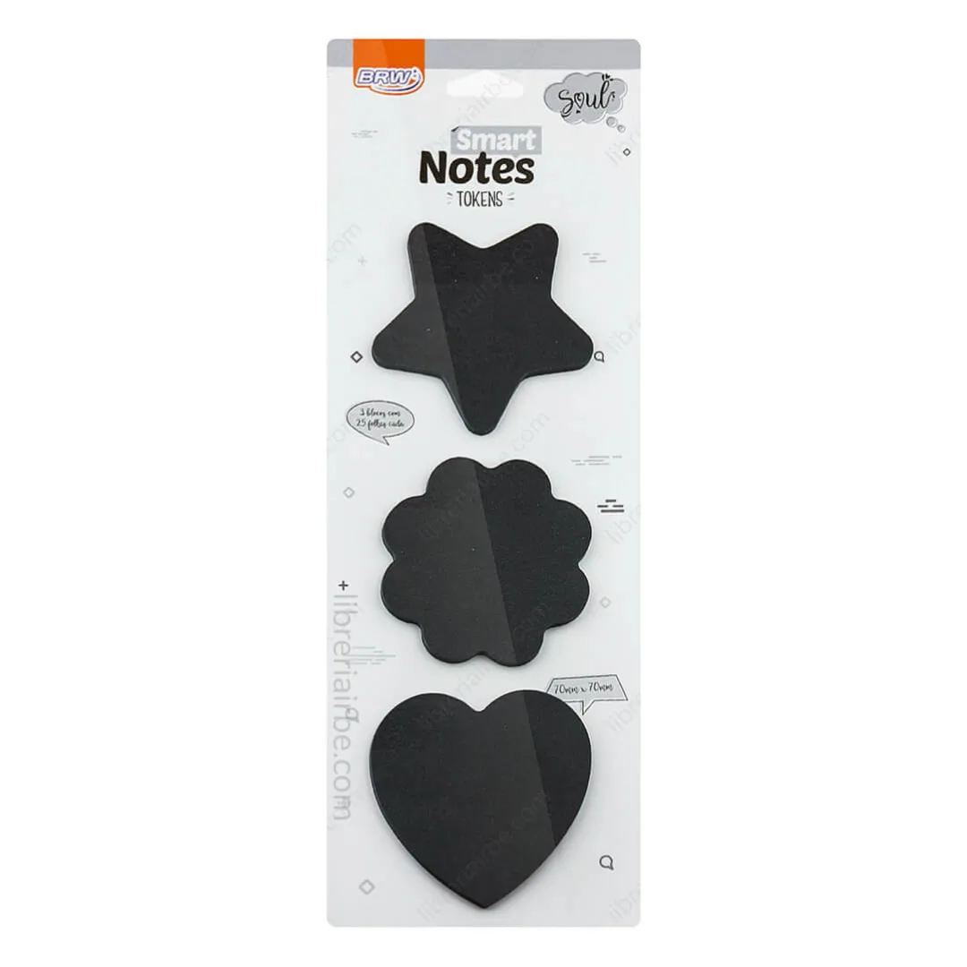 Notas adhesivas Negras - BRW