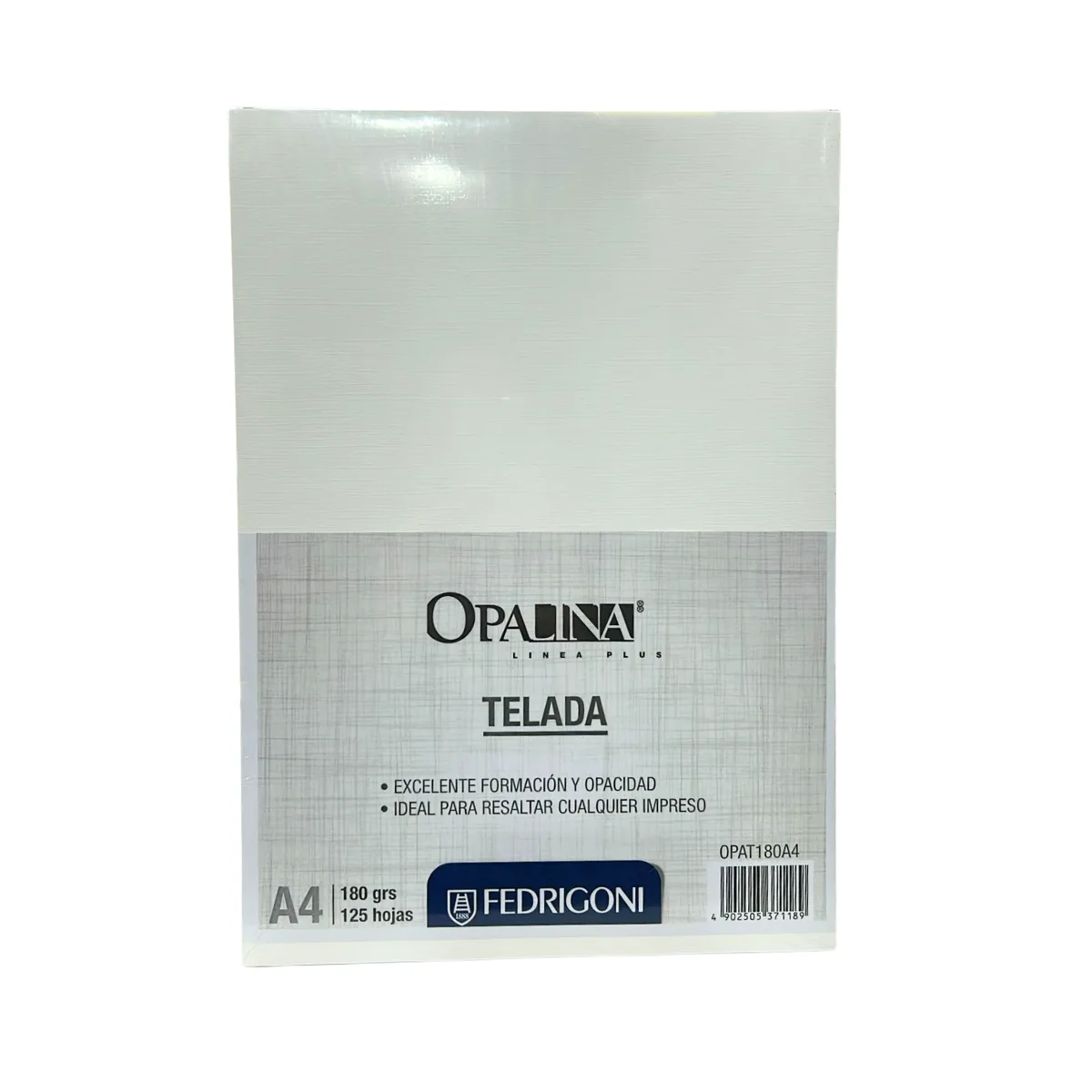 Opalina A4 Blanca Telada 180gr x25 hojas